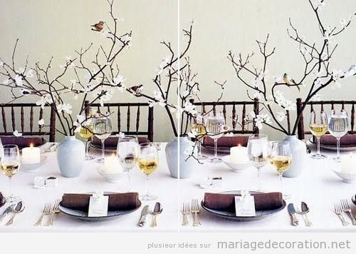 decoration mariage pas cher table